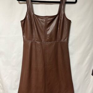 Hippie Rose Brown Mini Dress